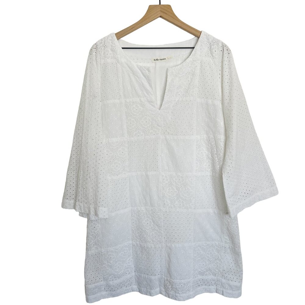 Roller Rabbit White Eyelet Tunic